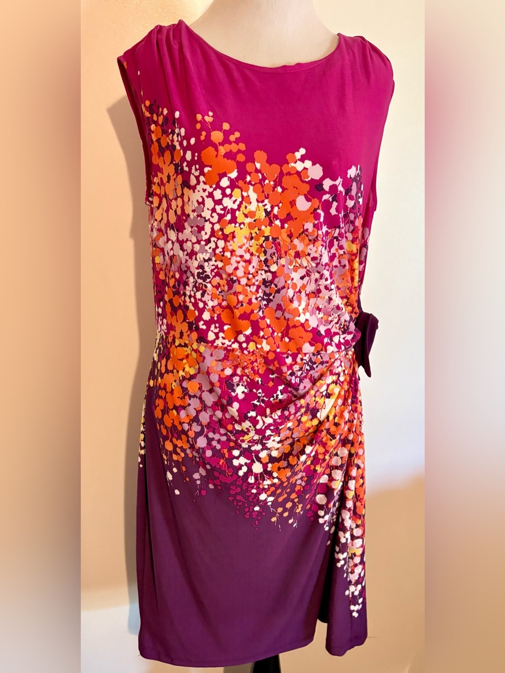 Apt. 9 Hot Pink Sleeveless Dress